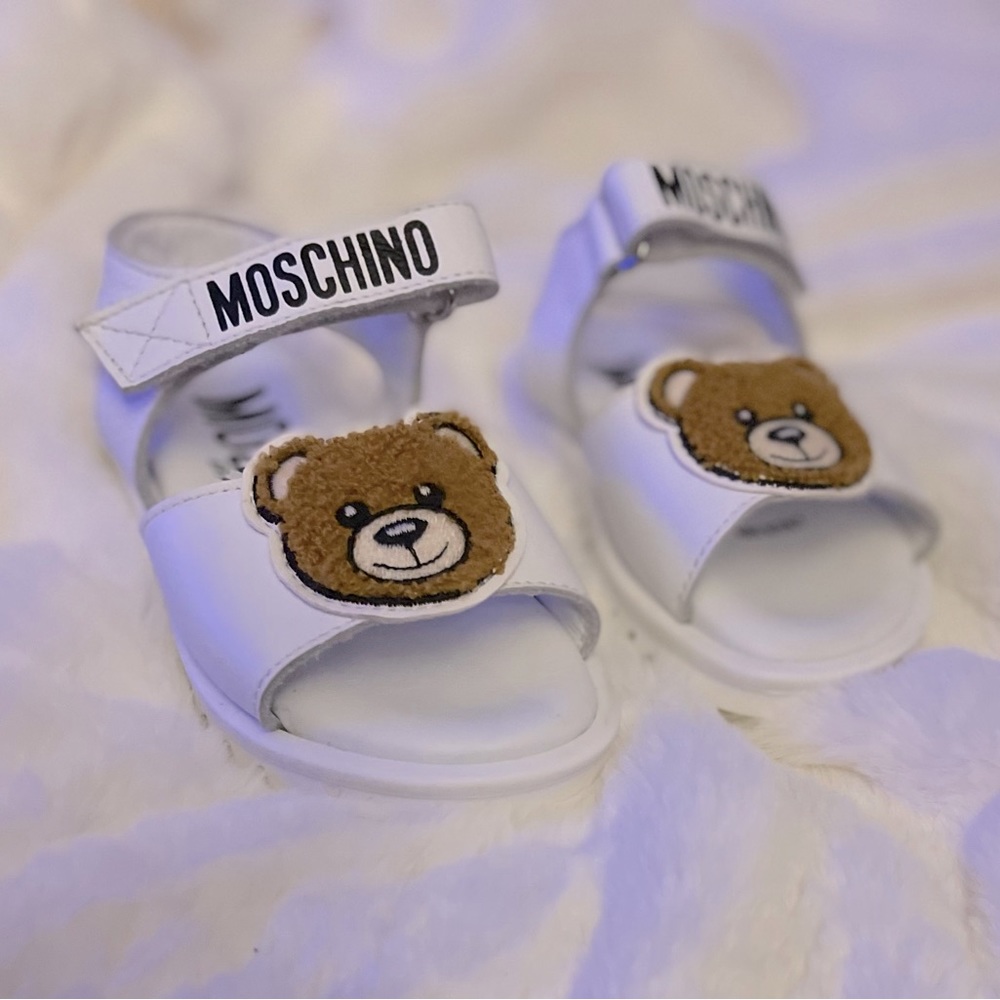 Moschino Kids Teddy Sandals